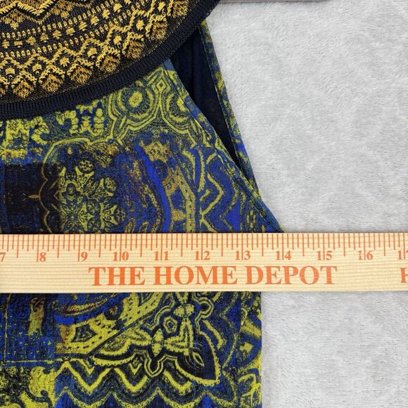 Jean Paul Gaultier Fuzzi Italy Byzantine Sleeveless Top Womens L Abstract Mesh - Picture 10 of 14